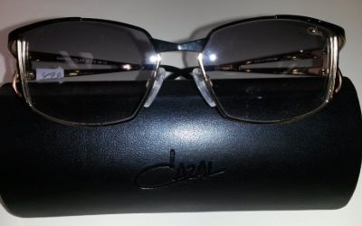 Cazal Large Sunglasses 21kt gold plate