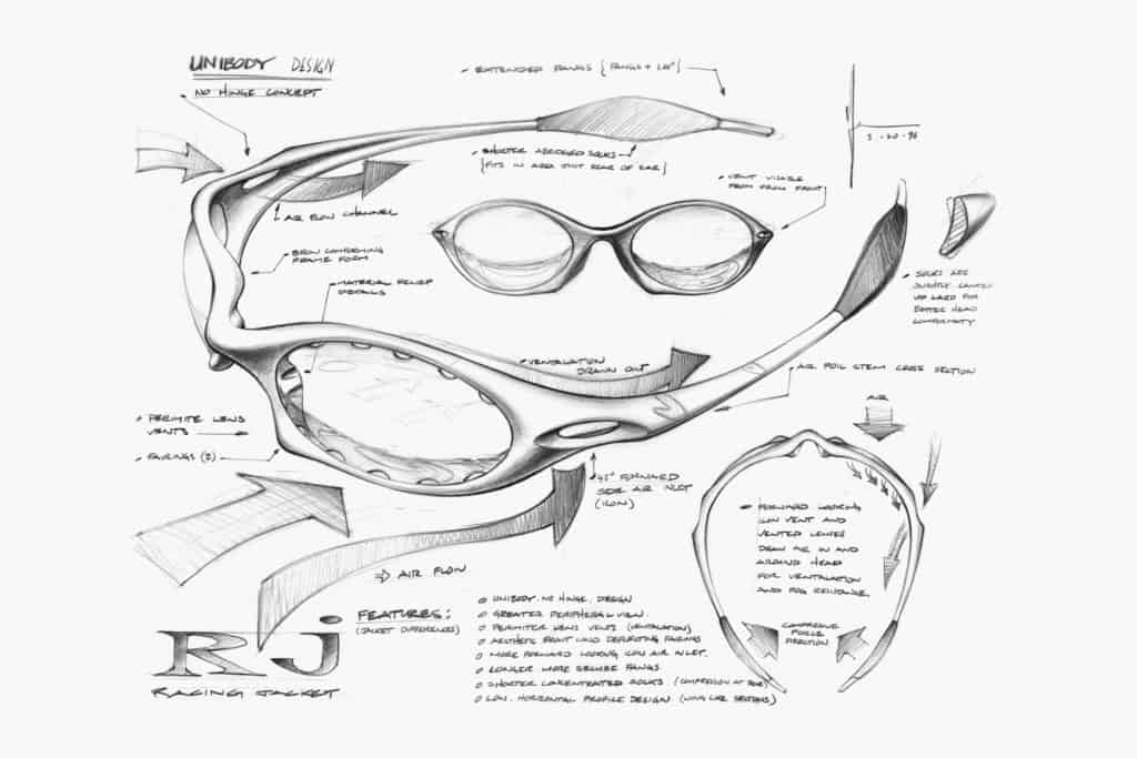 oakley history patent sketches in tulsa