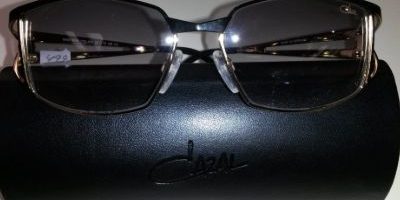 Cazal Large Sunglasses 21kt gold plate