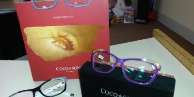 Coco song Feather fabric eyewear gorgeous colors 1